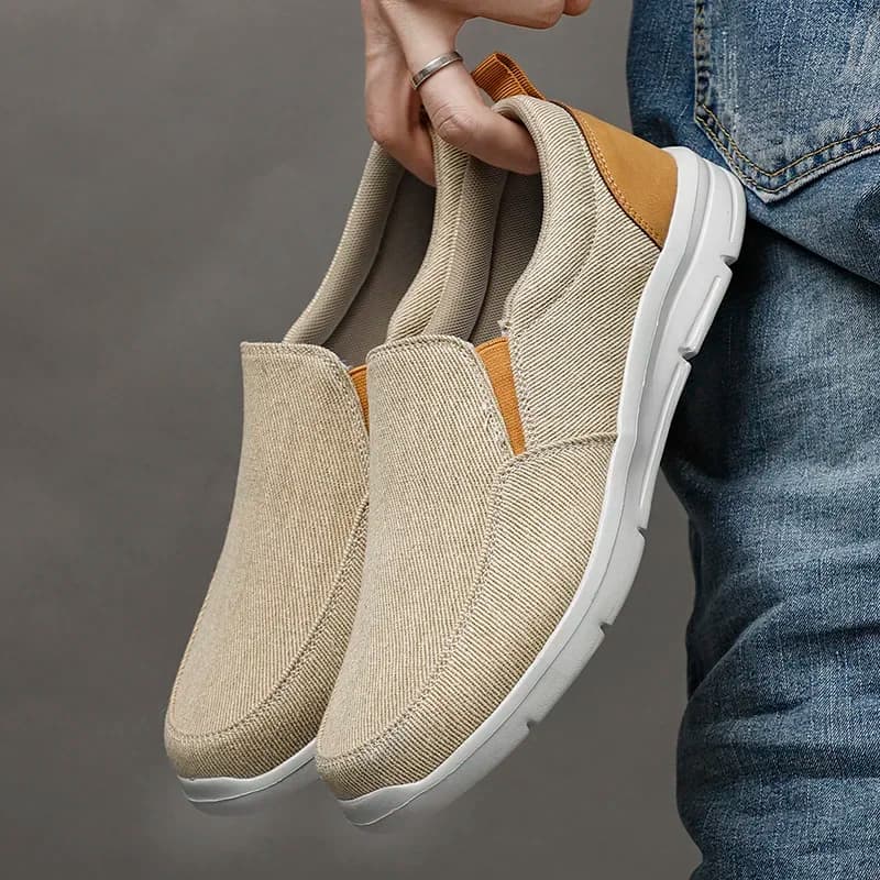Men's Moccasins New Shoes Tela Casual Shoes Men's Moccassini Sneakers Breathable Guide Shoes Comfortable Low Work Shoes