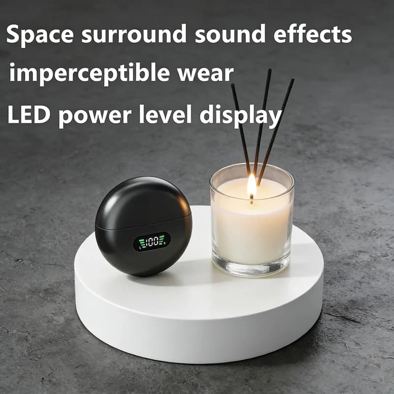 New Oxa Q71 TWS Bluetooth 5.3, Clip for Ear, Sports Comodes, with Digital Display