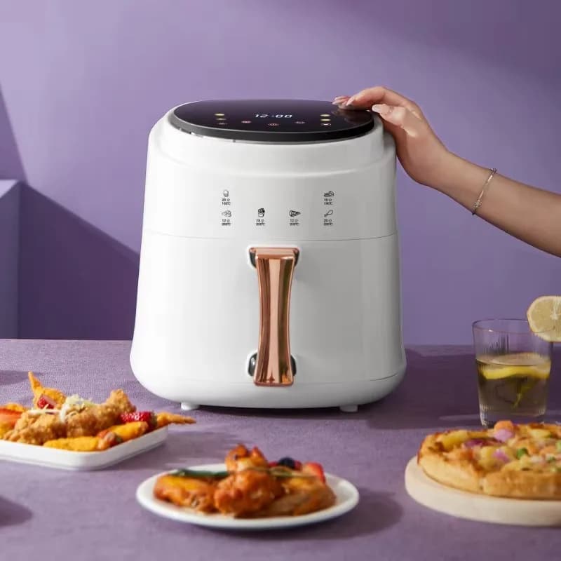 Customized Oil Free Electric Air Fryer Hot Air Fryer With 8 Liters 1400 W Smart Touch Screen of New Arrivals