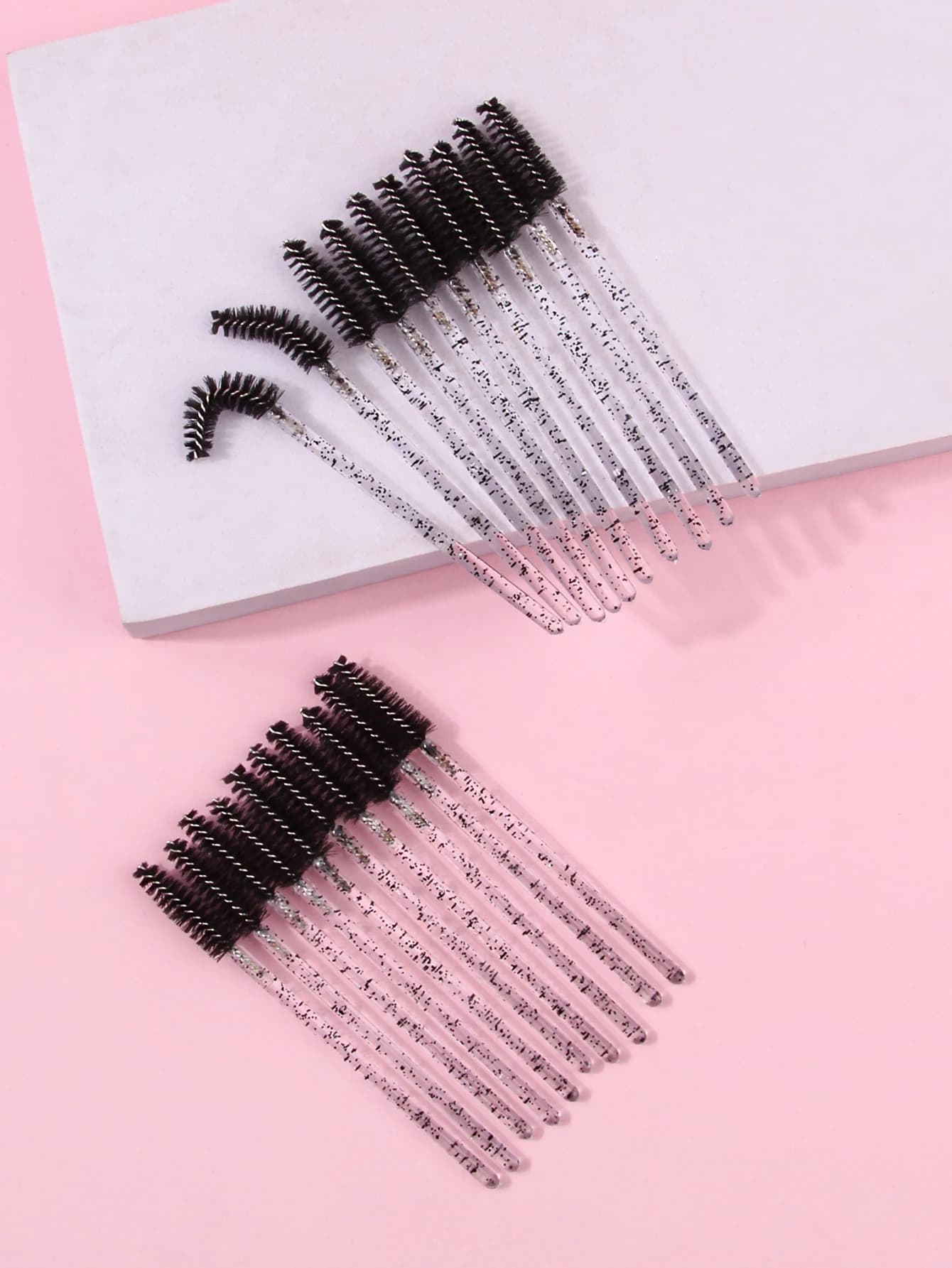 Disposable crystal eyelash comb 20 pieces extension eyelashes Mascara wands makeup tool beauty professional makeup