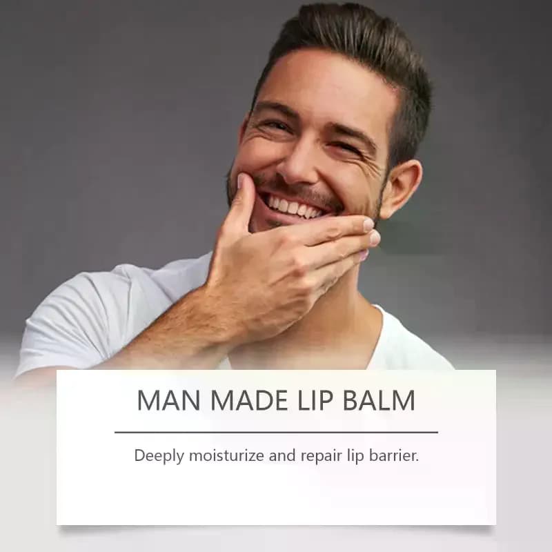 Balsamo per labbra da uomo East Moon: Balsamo delicato e idratante per la cura delle labbra, per un'idratazione a lunga durata.