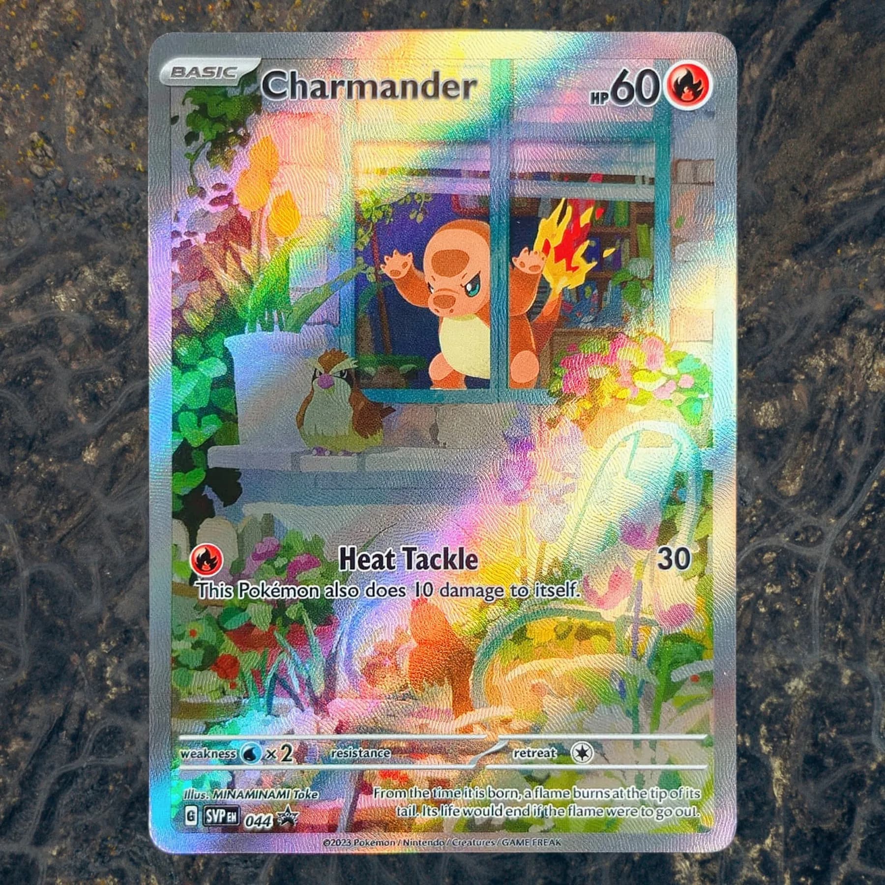 Charmander SVP 044 English Version Collectible Grade Cards DIY Foil Texture Perfect Condition Premium Anime Collection Cards