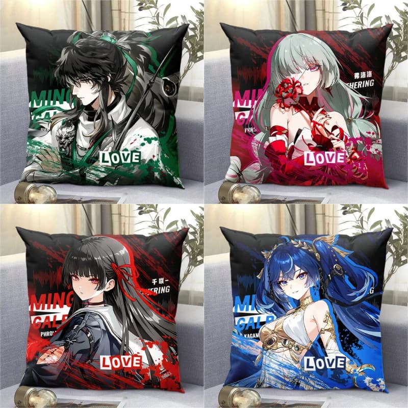 40 cm Wuthering Waves Gioco Anime Cos AUGUSTA GALBRENR CHISA Phrolova ecc. Cuscino unisex per cuscino simpatico cartone animato 2025