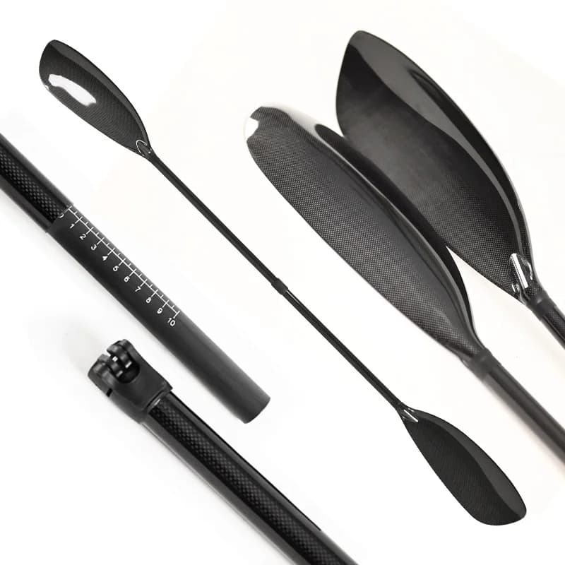 Fibra di carbonio personalizzata n. Accessori per barche da pesca kayak con cono in carbonio al 100% da 4 cucchiai