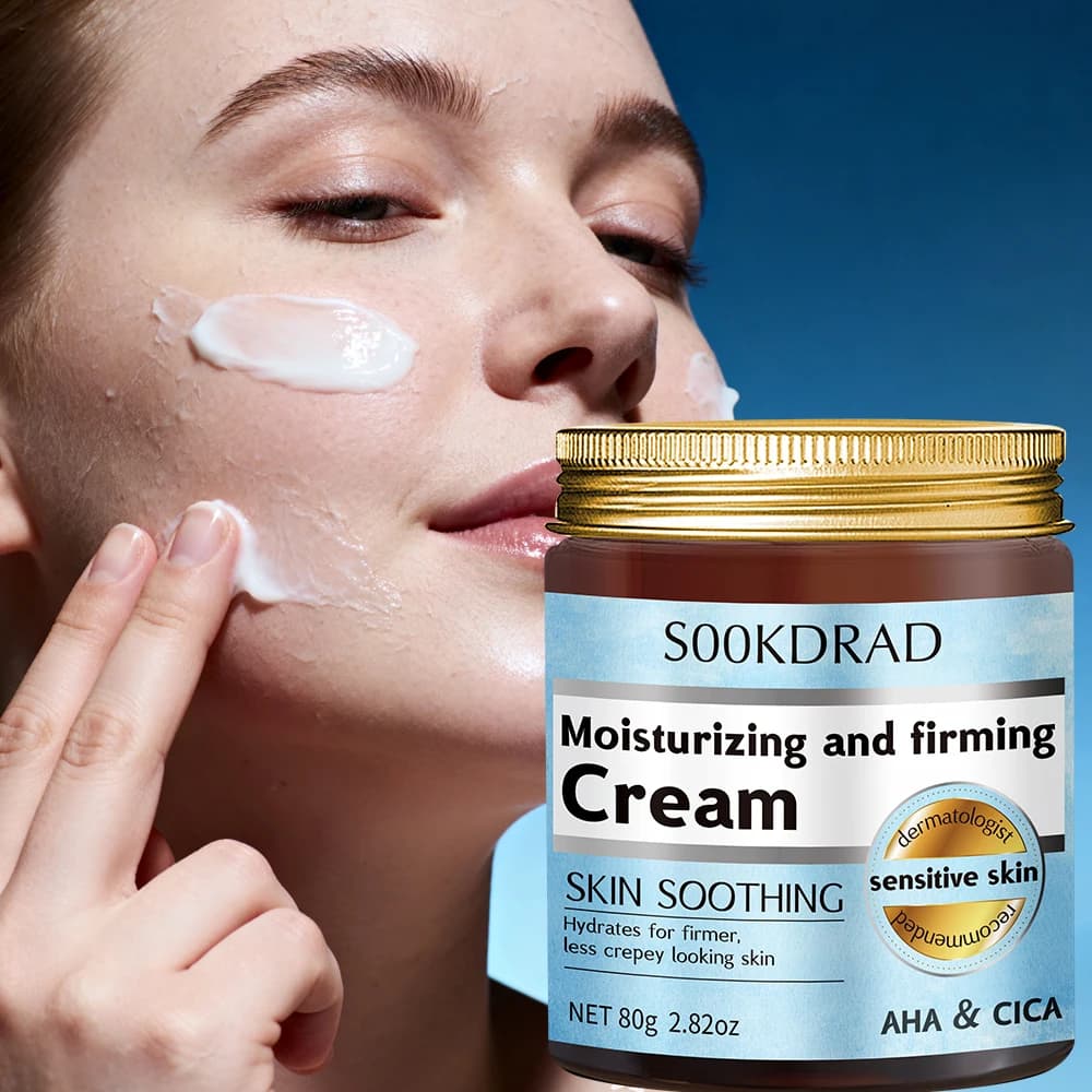 Crema idratante e rassodante multifunzionale al collagene, potente idratazione, cura del viso, adatta a tutti i tipi di pelle