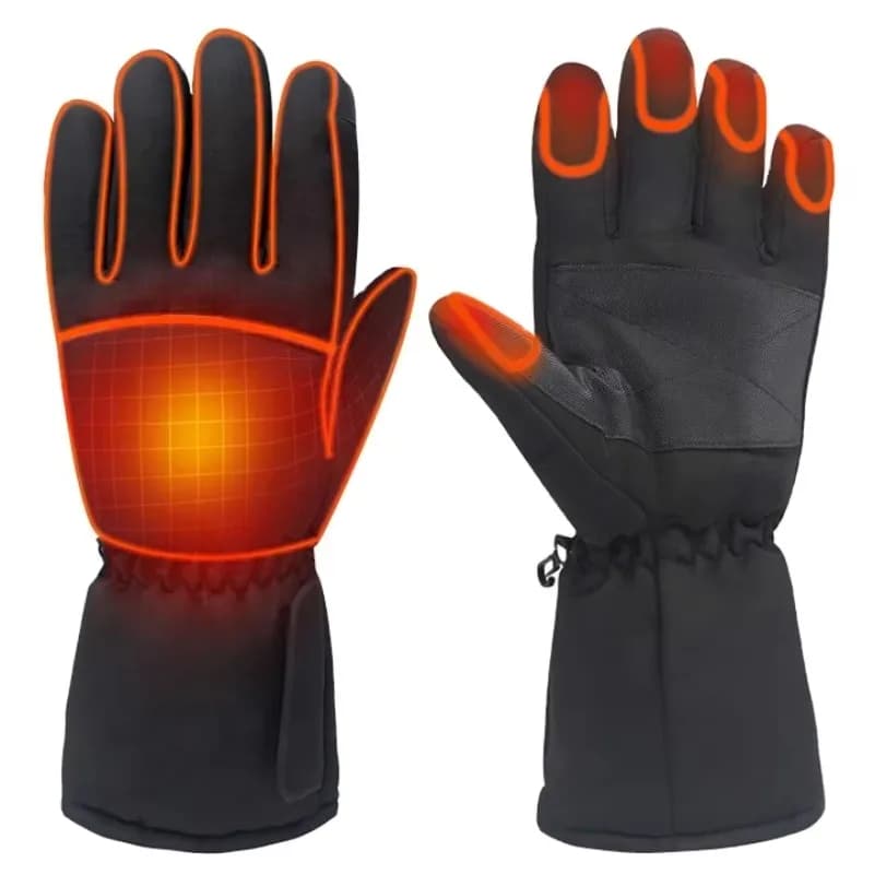 Guanti riscaldanti per esterni Guanti da moto impermeabili Chauffants Guanti riscaldati ricaricabili USB elettrici