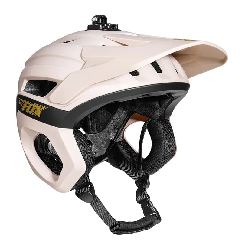 BATFOX Open face mountain bike helmet with maximum coverage Adjustable dimensions Dropframe Pro Helmet MTB DH BMX