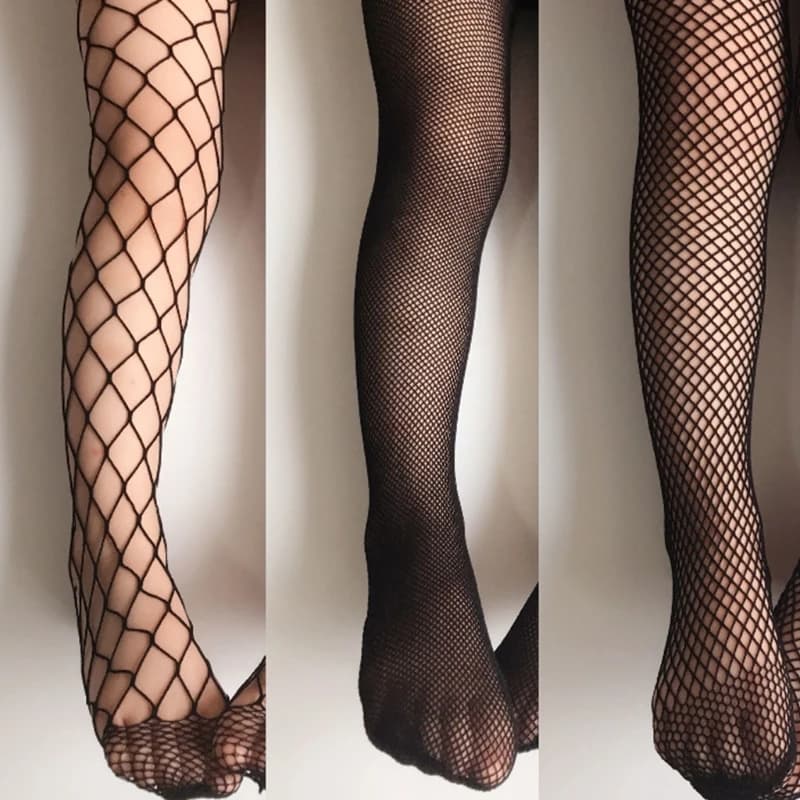 Collant collant a rete moda per bambini Calza a rete nera per bambini Calze a rete per ragazze per bambini