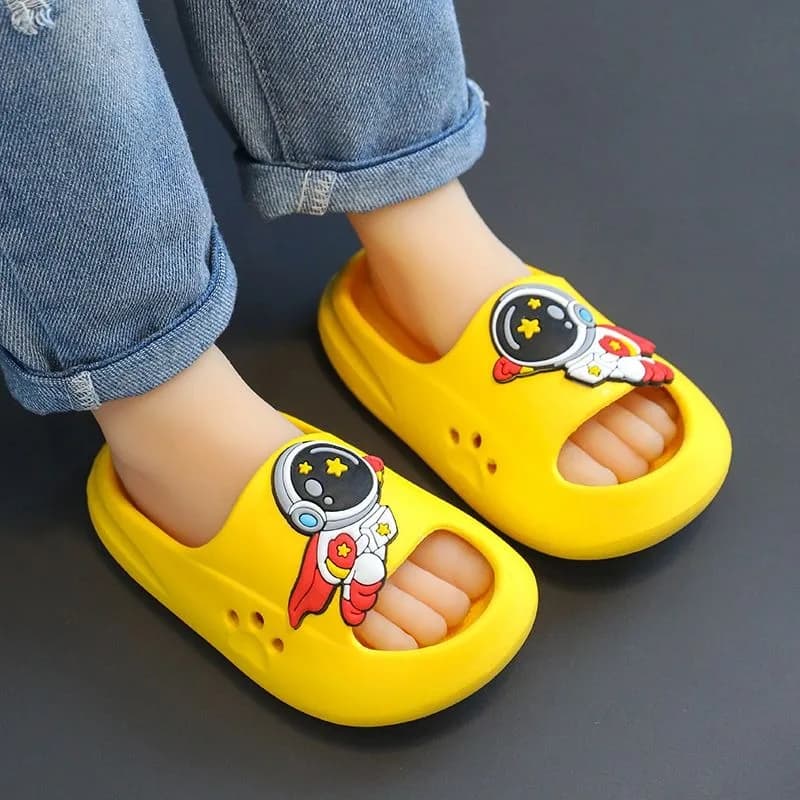 Sandali estivi di tendenza per bambini, con suola morbida effetto nuvola, antiscivolo, per bagno, da neonati a bambini grandi, impermeabili