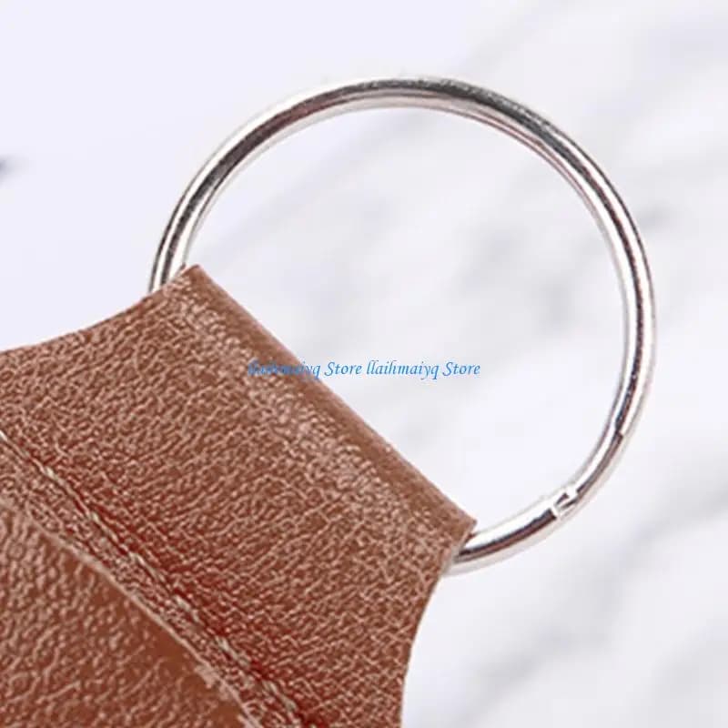573B Custodia per plettro Borsa per riporre plettri per chitarra Tasca per accessori per chitarra con texture in pelle