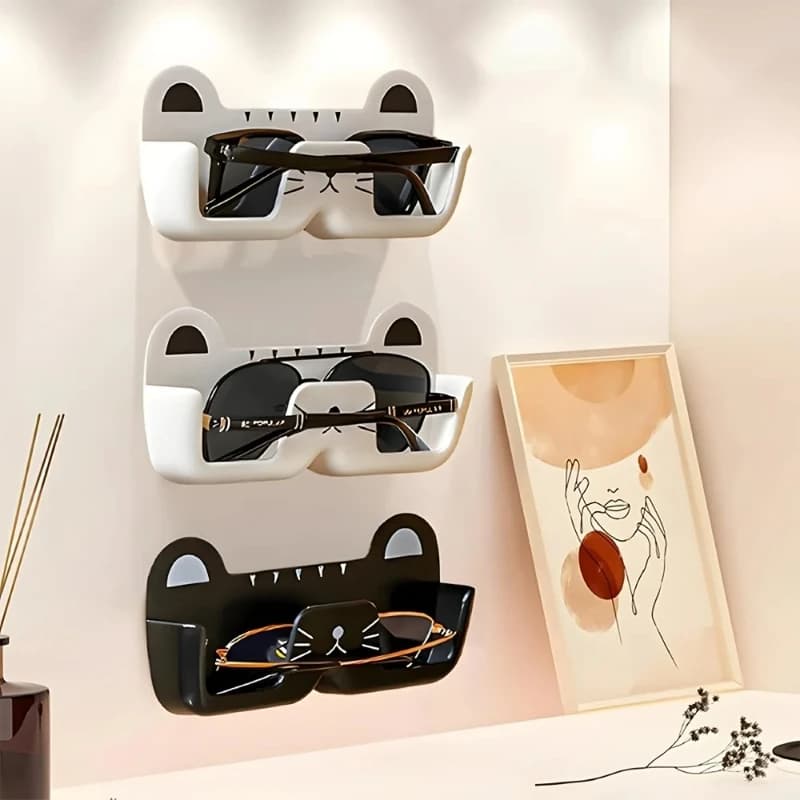 Glasses Storage Rack Wholesale Creative Bathroom Bedside Anti-pressure Non-punching Wall-mounted Sunglasses Sunglasses Rack