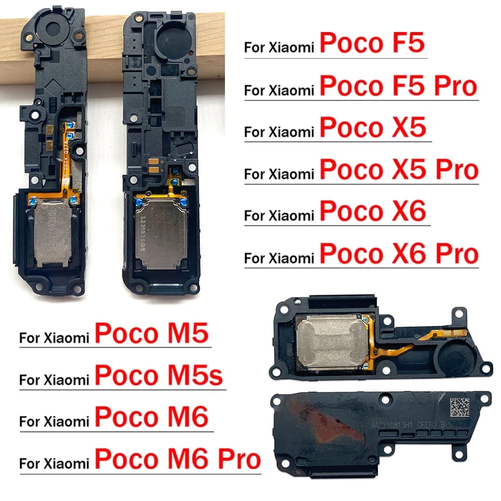 Nuovo Altoparlante Per Xiaomi Poco F5 X5 X6 M5 M5s M6 Pro 4G 5G Altoparlante Cicalino Suoneria Parti di Ricambio