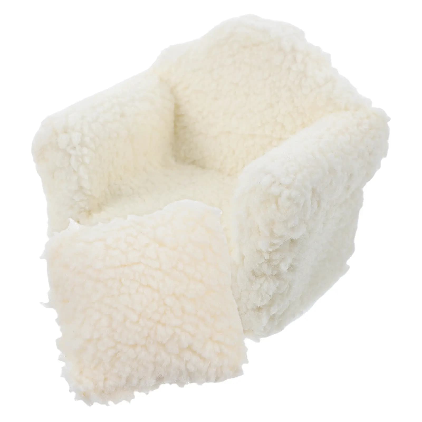 Divanetto in Miniatura per Casa delle Bambole, Poltrona Singola dal Design Moderno, Arredamento Accogliente per Soggiorno, Sedia Decorativa in Miniatura