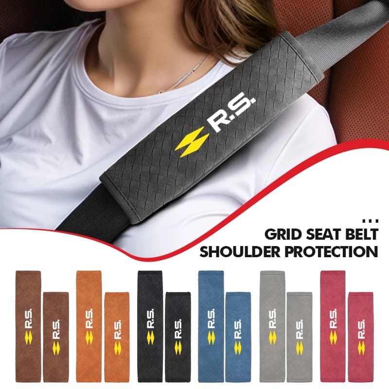 Car Safety Shoulder Cover Soft Protection Seat Belt Padding Pad For Renault Clio Arkana Captur Twingo Talisman RS Logan Duster