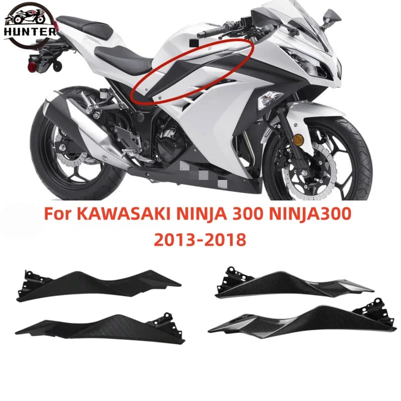 Pannelli Laterali Sottoserbatoio Carena Moto per KAWASAKI NINJA 300 NINJA300 2013 2014 2015-2018