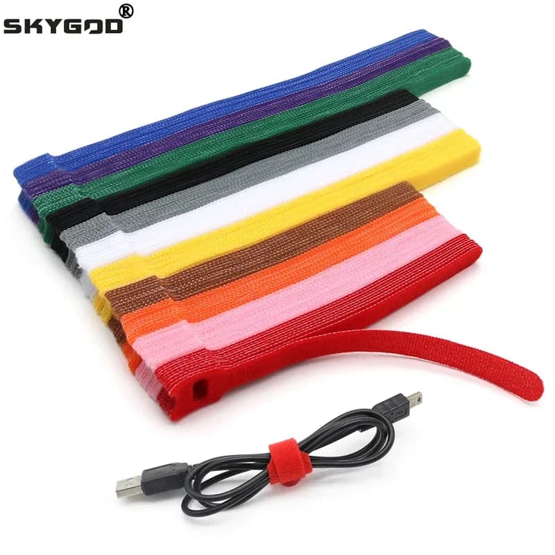 50/100 pz Fascette Rilasciabili Plastica di Fissaggio Fascette Riutilizzabili Fascette 150 200 250 300mm Cinghie di Nylon Wrap Zip Bundle Fasciatura Fascetta