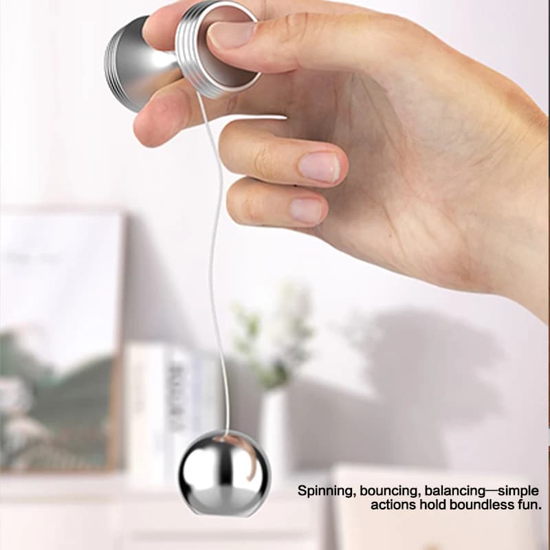 Cool Trick Ball Sensoriale Metal Finger Spinner Finger Training Spinner Abilità Formazione Coordinazione occhio-mano EDC Fidget Toy Regali