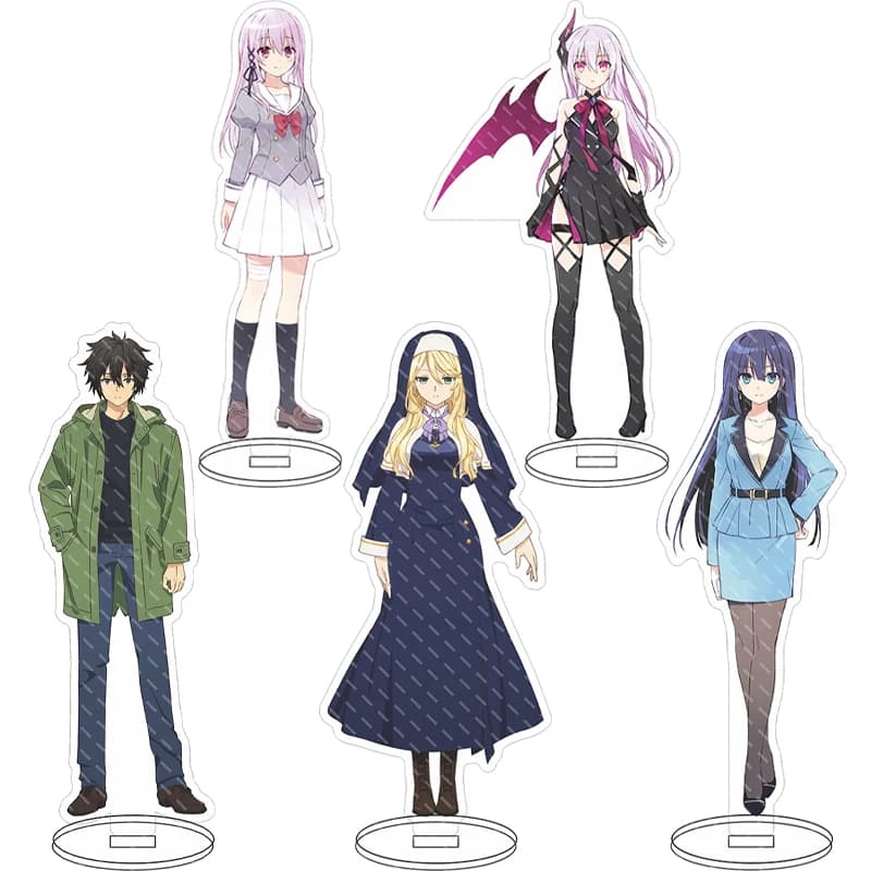 16CM Anime Acrylic Figure Engage Kiss Ogata Shu Kisara Yugiri Ayano Sharon Hollygrail Cos Chrismas Gifts Stand Ornaments