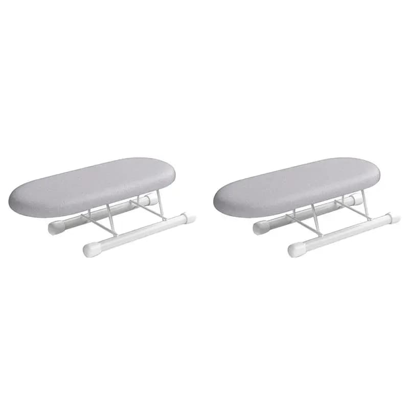 Y42A-2X Folding Ironing Board Home Travel Cuffs Detachable Portable Sleeve Neckline Cuffs Mini Washable Protective Non-Slip-B