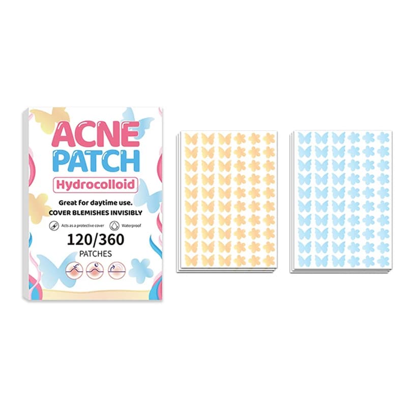 120/360 pieces butterfly shape 0.1 mm patches for acne absorbent concealer healing removal of facial skin imperfections