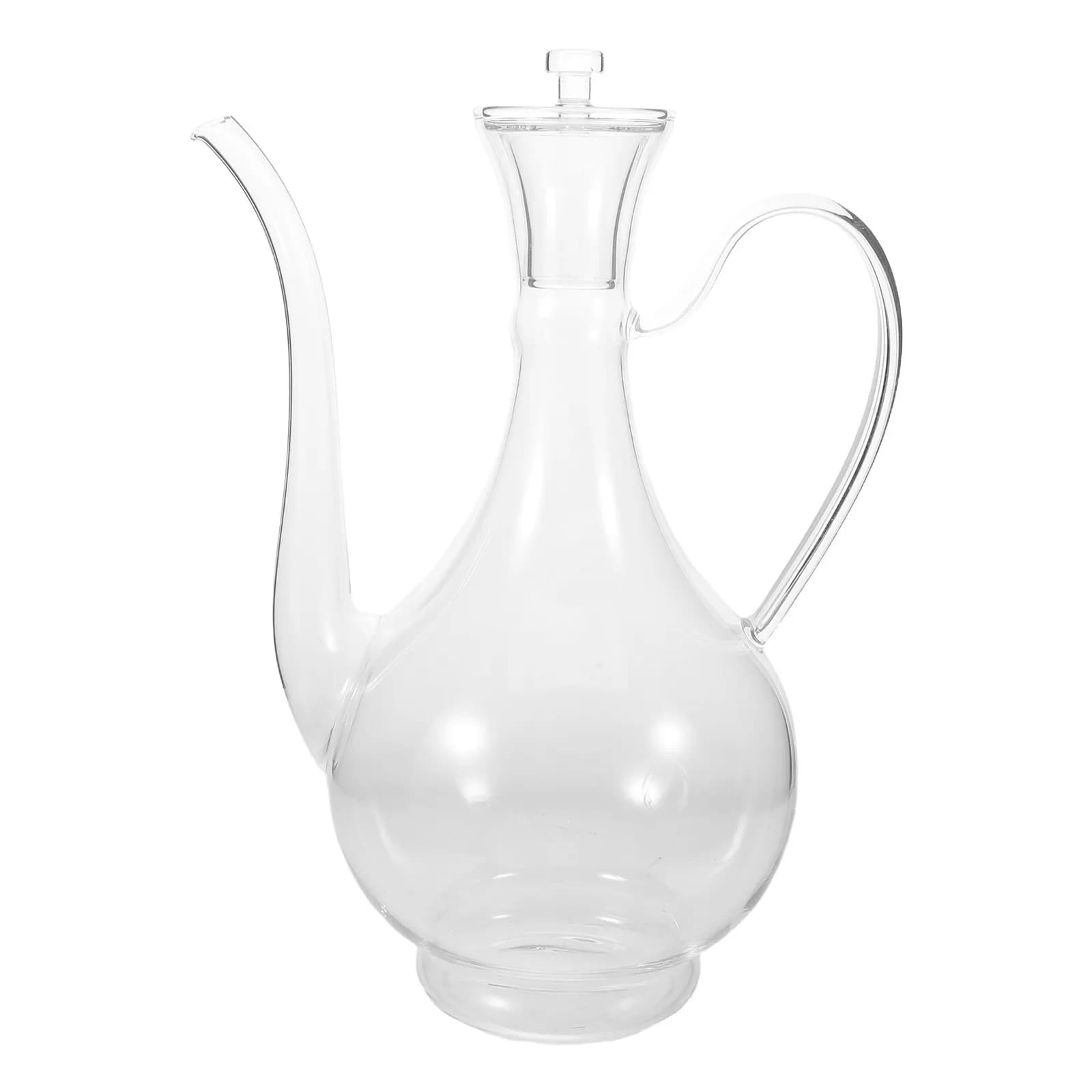 500Ml Clear Borosilicate Glass Teapot Heat Resistant for Electric Ceramic Stove Loose Tea Infuser Transparent Tea Brewing Kettle