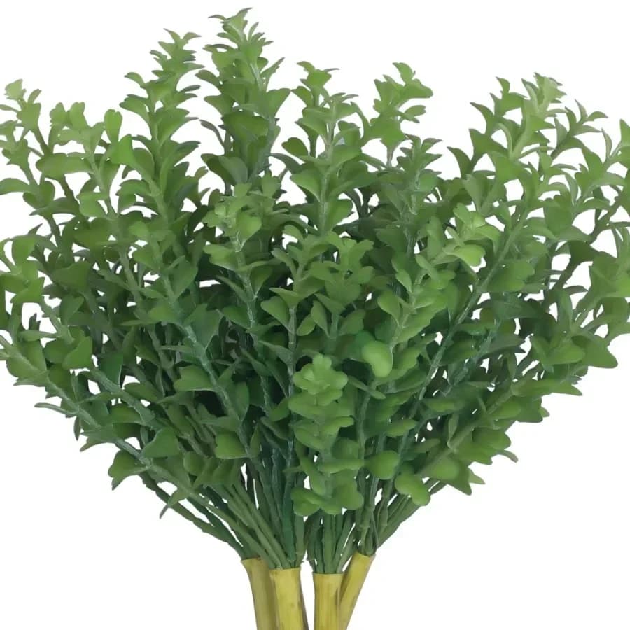 5 Pack Artificial Succulents Plants Faux Greenery Branches Decor Green