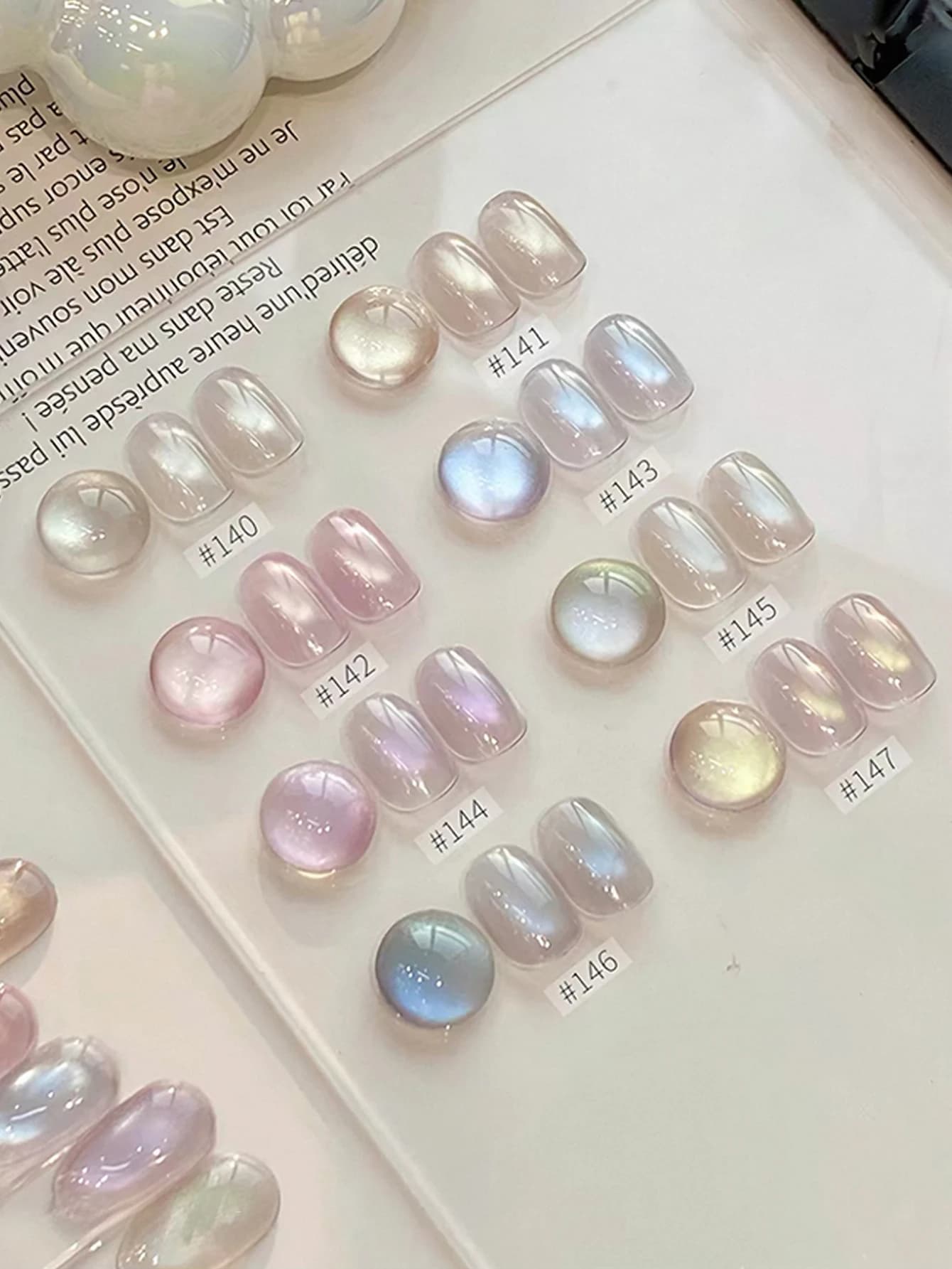 8 smalti per unghie primavera/estate da 15 ml con perline di vetro e gel effetto occhio di gatto, polimerizzazione UV LED, regalo per le donne, accessori per la cura delle unghie