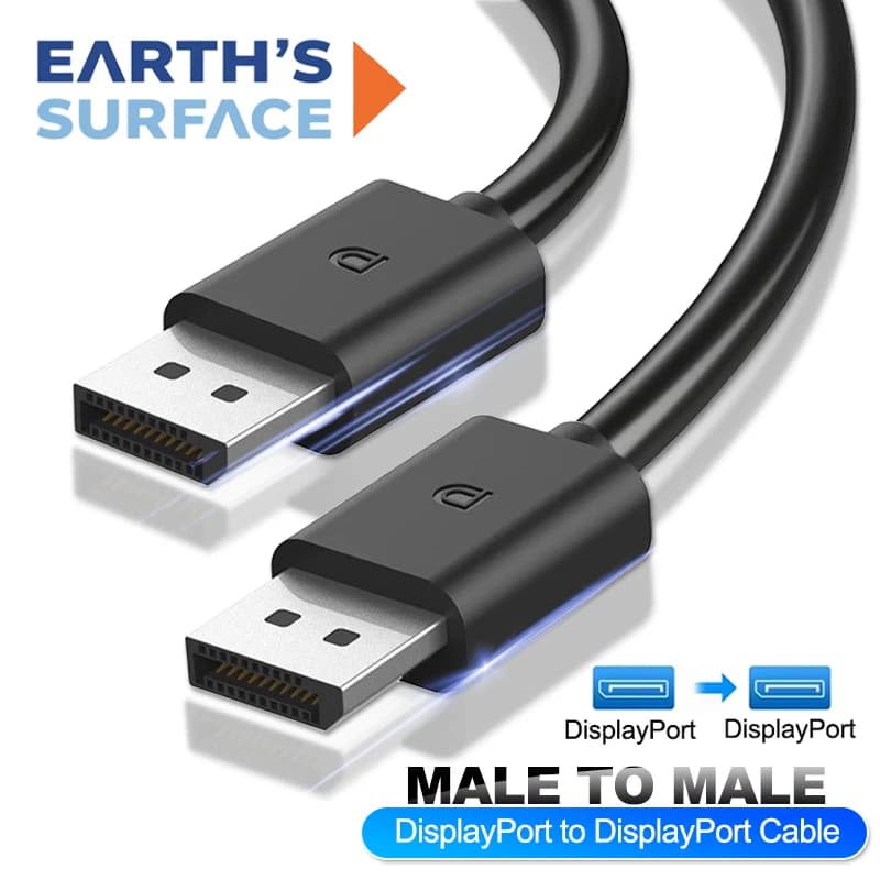 Cavo DP DisplayPort Cavo audio video Adattatore DisplayPort a porta Dispaly per PC Laptop TV Monitor Cavo convertitore maschio-maschio