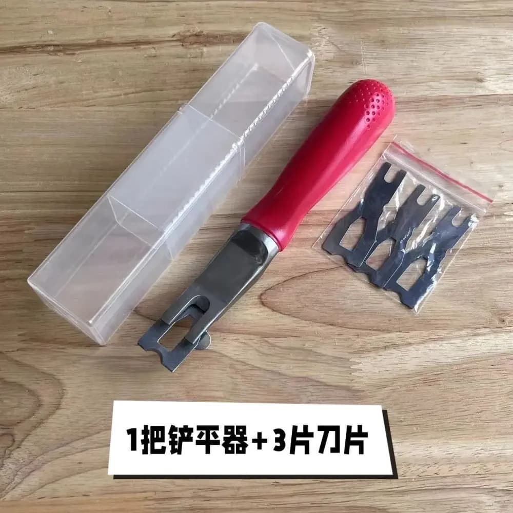 PVC Vinyl Flooring Welding Seam Scraper Leveling Blade Rod Cutter Tool for Linoleum Sports Floor Installation Accessories Kit