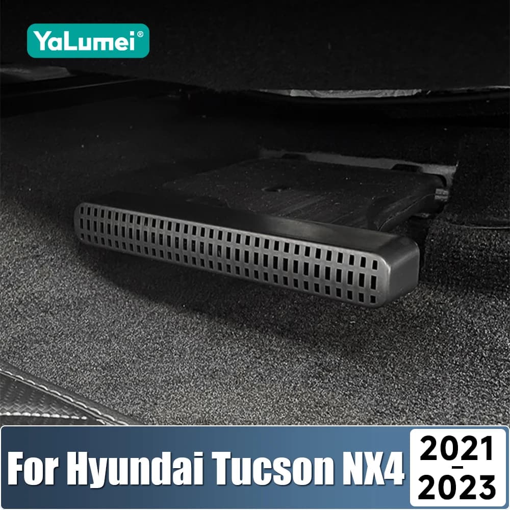 Per Hyundai Tucson NX4 2021 2022 2023 Hybrid N Line, Copertura in ABS per Bocchette dell'Aria, Rivestimenti per la Rete di Ventilazione Sotto il Sedile Posteriore