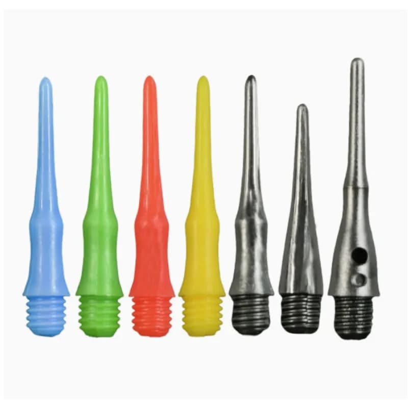Set di 100 Freccette Elettroniche in Plastica Professionali, Punte Morbide Durevoli, Set di Ricambio per Accessori Freccette