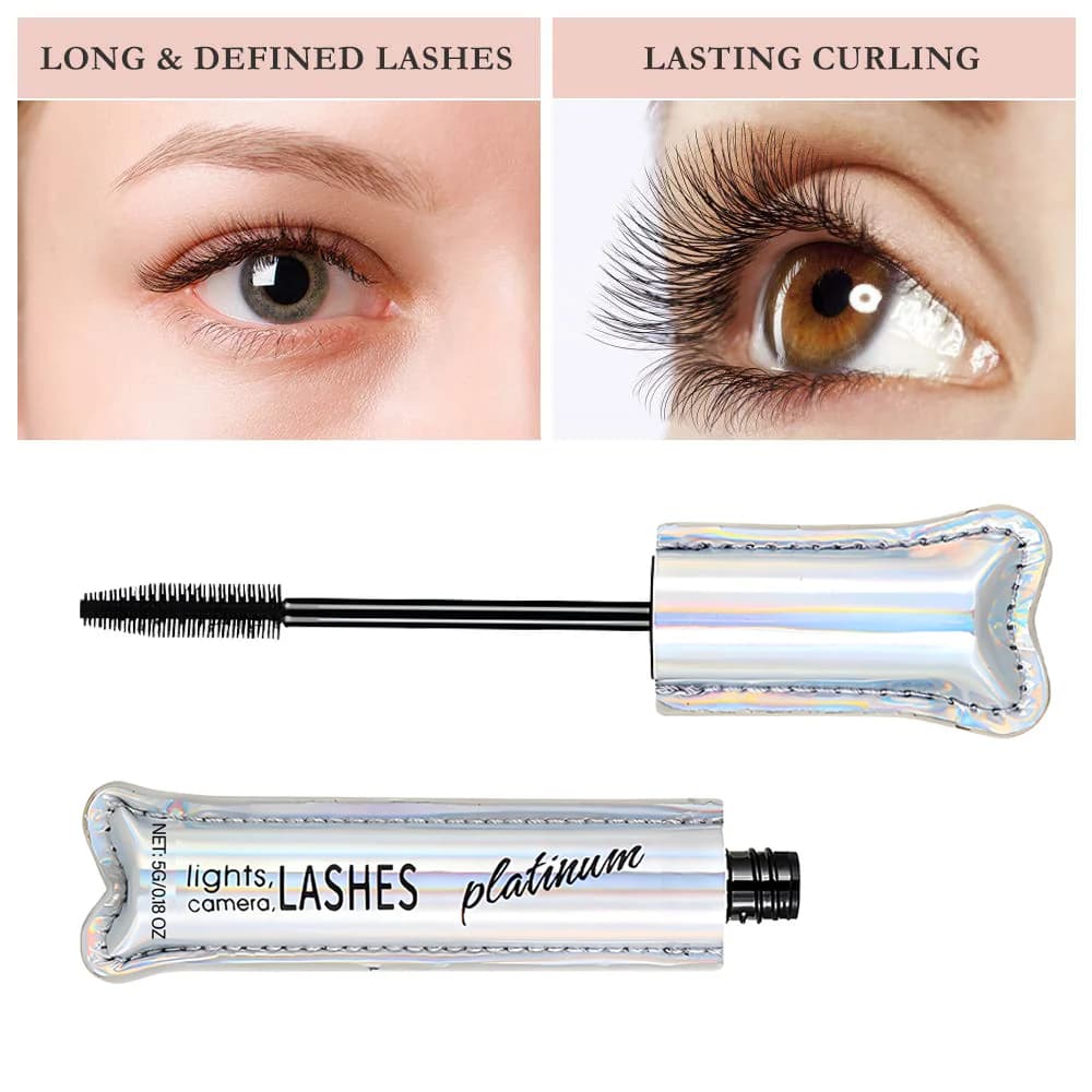 Mascara volumizzante Nero Enlargement and curling Waterproof smuggling-proof formula without wraps Daily clothing for make-up of natural-looking eyes