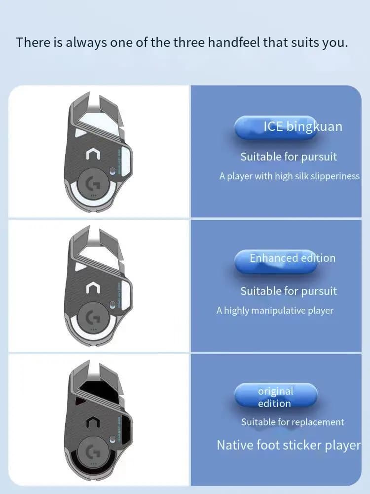 Per Logitech G502 adesivo piede eroe mouse versione wireless adesivo piede versione ghiaccio versione cablata tappetino in ceramica antiscivolo sti