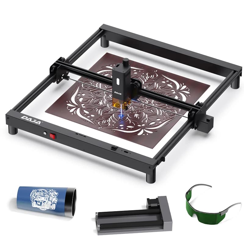 DO D3 PRO 10W Laser Engraving Machine for Acrylic Wood Cutting Machine Fixed Focus Plastic Stainless Steel Metal Glass