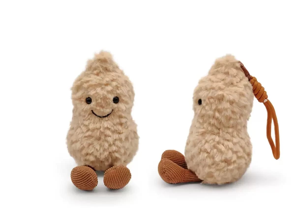 Peluche a forma di arachide Potdemiel, simpatico giocattolo di peluche, decorazione per soggiorno, ciondolo, articoli per la casa, regalo di compleanno