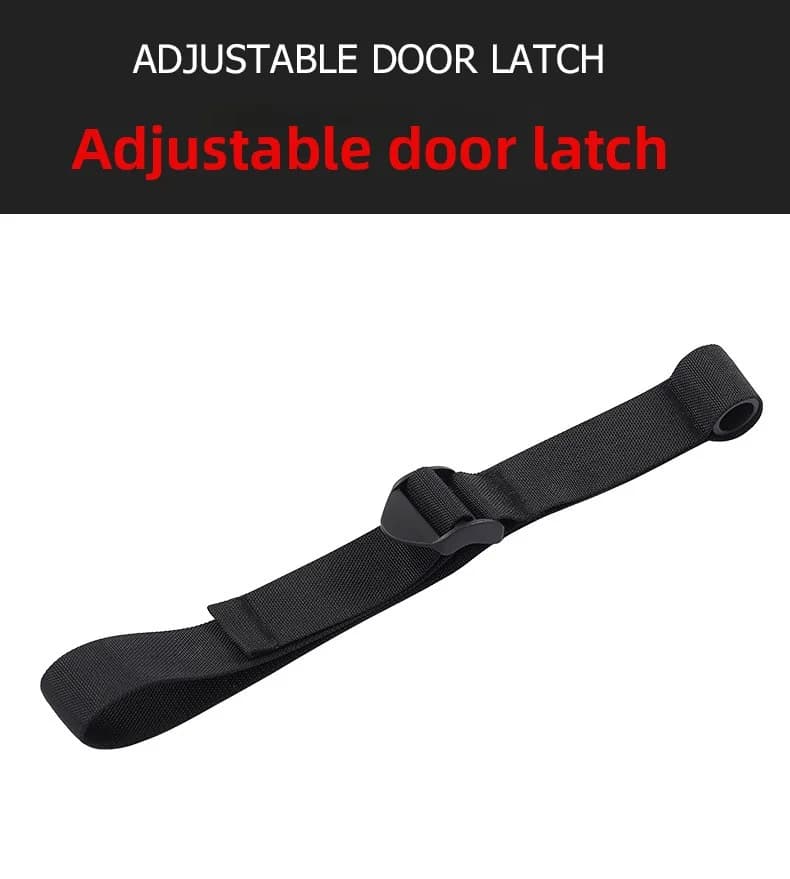 Household door hanging strap, adjustable door latch tensioner, door binding strap, fitness equipment, Velcro buckle strap, nylon