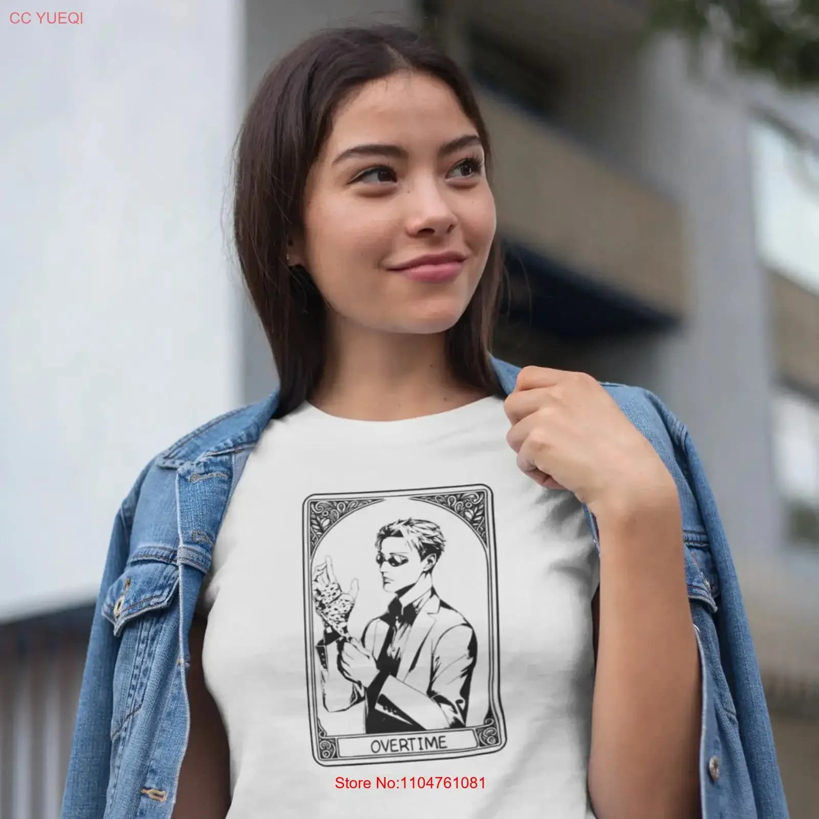 Maglietta Unisex Vintage di Nanami Kento, Jujutsu Kaisen, Carte dei Tarocchi, Anime Manga, Comoda ed Elegante