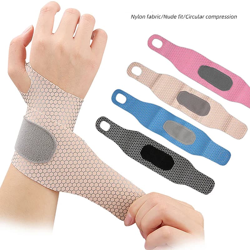 Fascia da Polso Regolabile per Allenamenti, Tendinite, Protezione Sportiva, Tutore Ortopedico per Mano, Fascia da Polso Ultrasottile