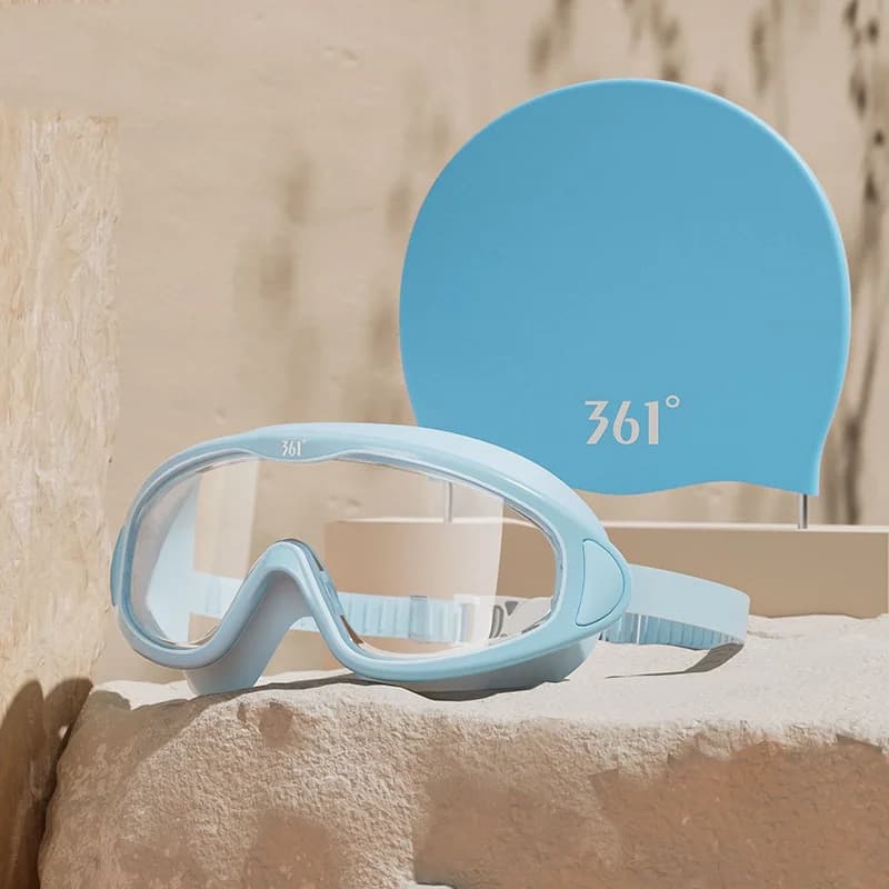 Outdoor Waterproof Beach Swimwear With Large Frame Anti-snatch UV Protection Silicone Swimwear Adjustable With Large Frame