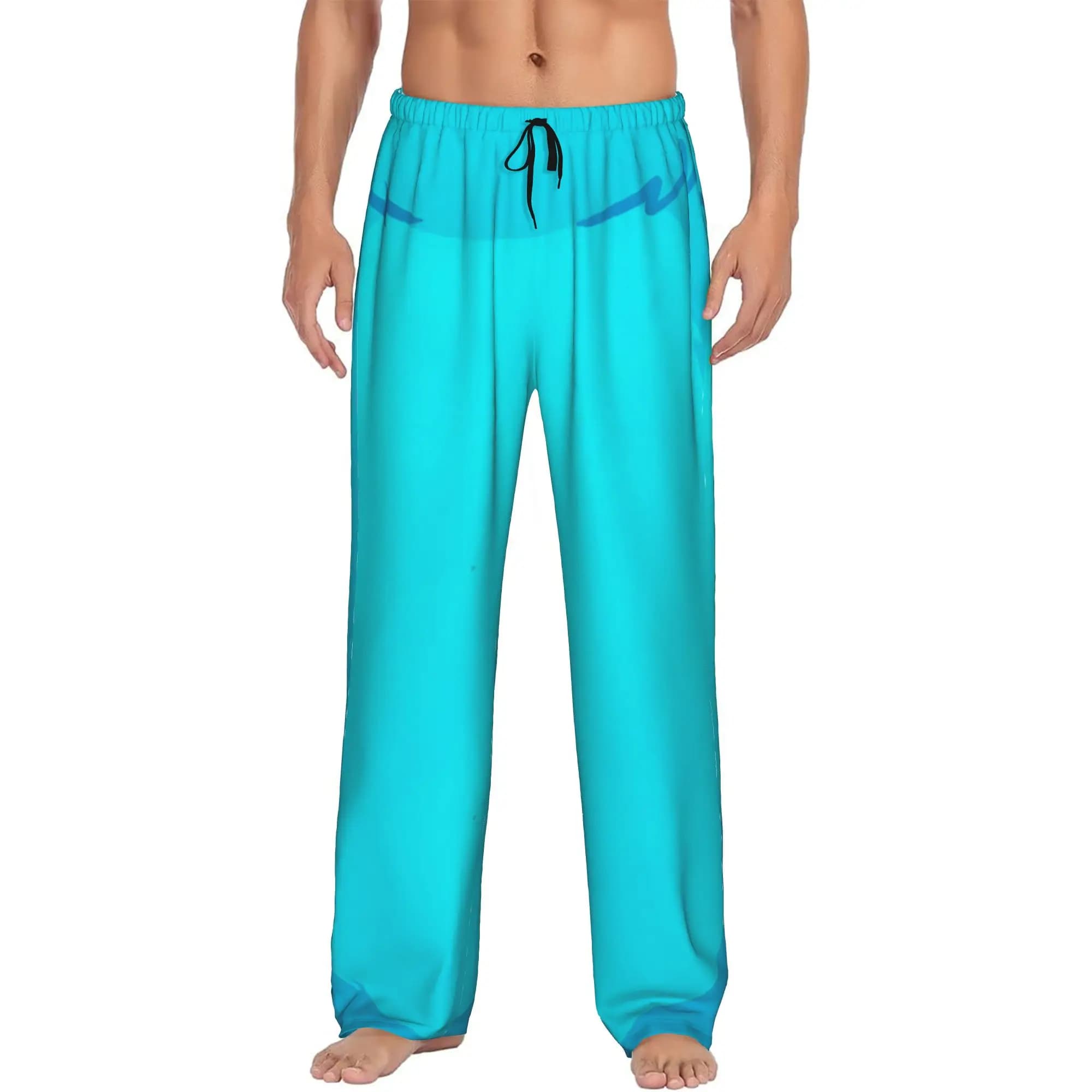 Custom Men's M-Monsters Anime University Pajama Pants Print Sleep Sleepwear Bottoms with Pockets