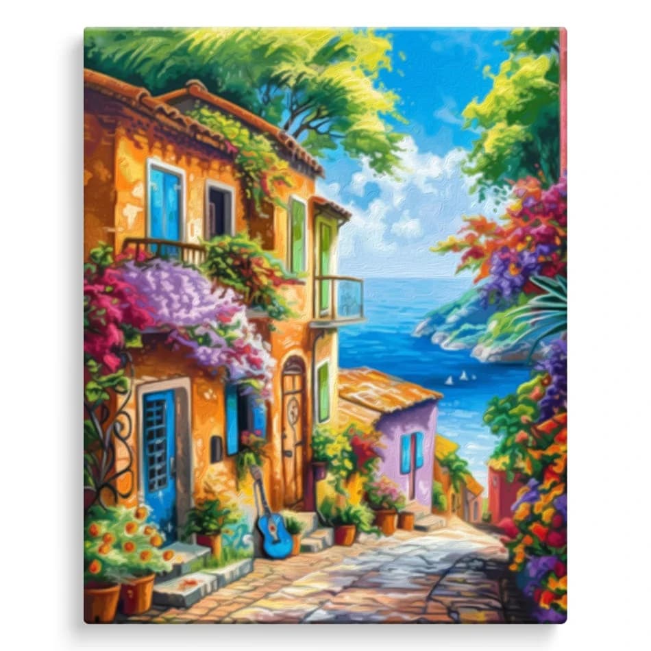 2026-Paint By Numbers Scenery For Adults Art Crafts Framed Wall Art Modern Handmade Personalized Gift Acrylic Home Decoration