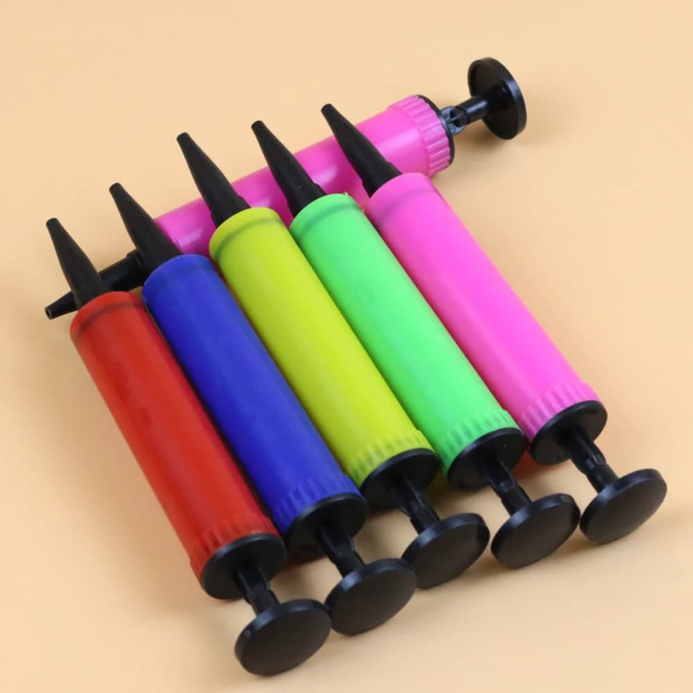 Multifunctional Hand Push Manual Pump Portable Mini Inflator for Latex Balloons Inflatable Pillow Water Heating Blanket Air Bed