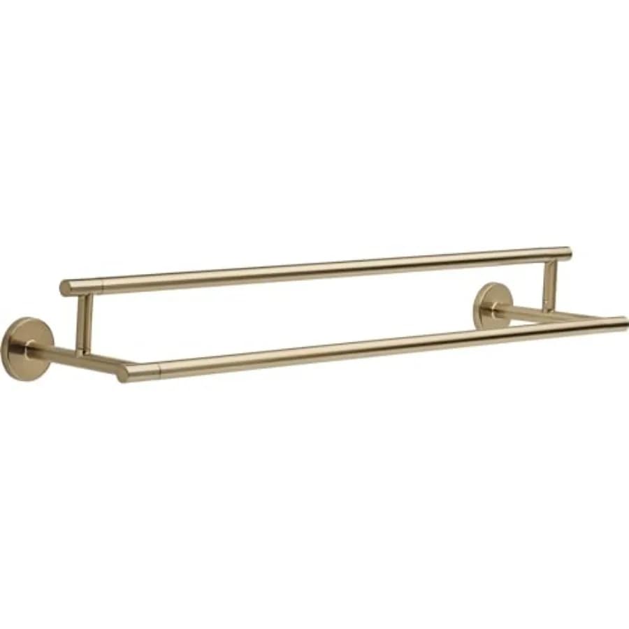 Rubinetto da Cucina da 24 Pollici in Bronzo Champagne con Doccetta Estraibile, Costruzione in Ottone Resistente per Ristrutturazioni di Cucine Moderne