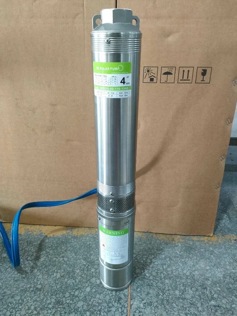Pompa Solare Ibrida da 1.5kW 2HP per Agricoltura Completa di Pannelli Solari Pompa Solare AC/DC
