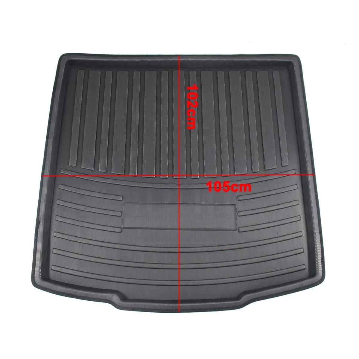 Per SKODA Kodiaq 5/7 Sedile 2017 2018 2019 Opaco Zerbino Pavimento Tappeto Kick Pad Car Cargo Liner Boot Vassoio Baule Posteriore copertura