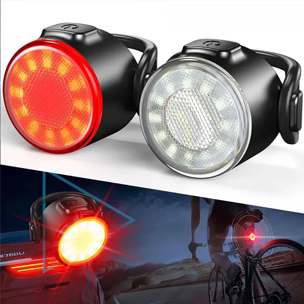 Bicycle Rear Lights Waterproof MTB Bike Lamp Battery Powered Warning Rear Light for Cycling LED Headlight Rear Lamp