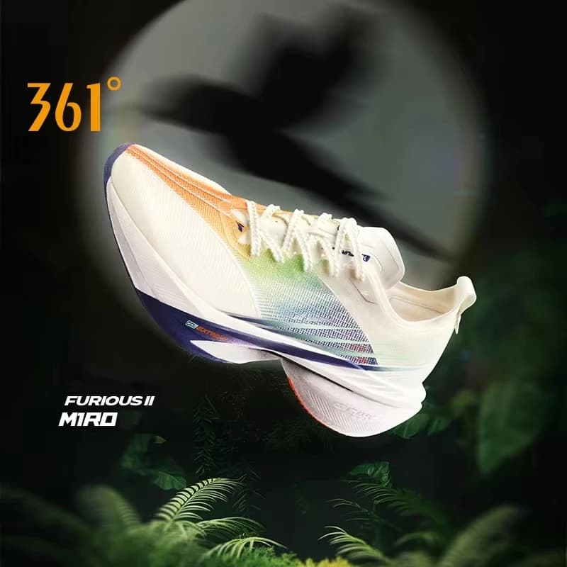 361 gradi Furious 2.0 uomo donna scarpe sportive da corsa piastra in carbonio corsa maratona rimbalzo ammortizzazione sneakers maschili 672432201