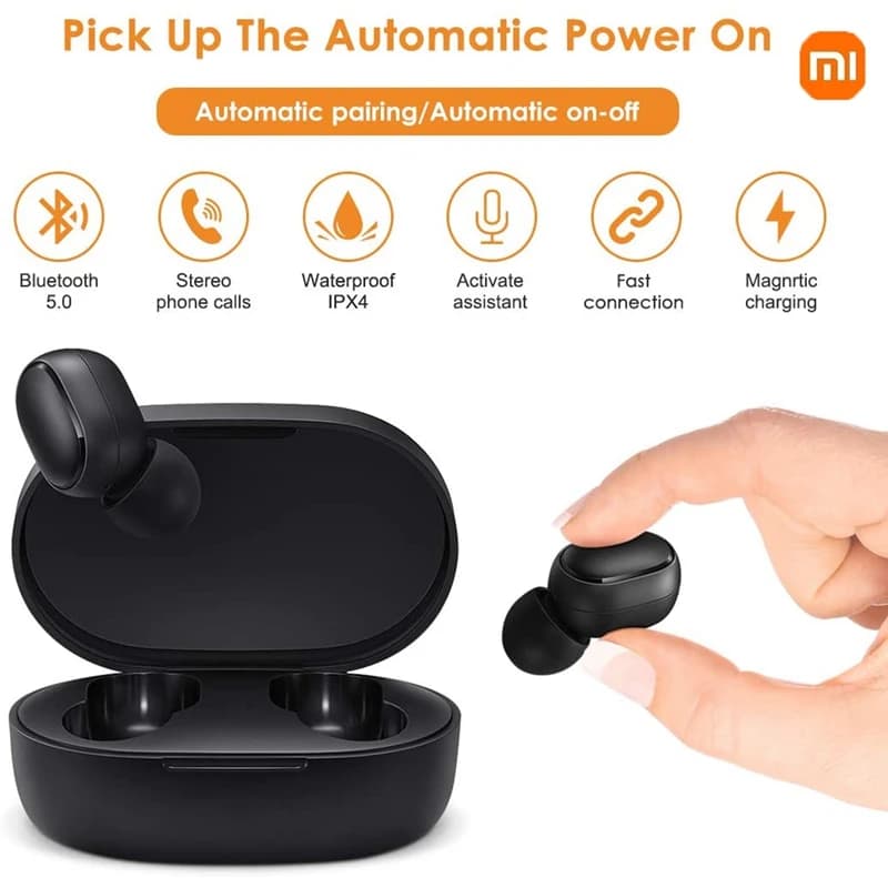 New Xiaomi Redmi Airdots 2 Wireless Bluetooth Headset with Mic Earbuds Airdots 2 Fone Bluetooth Earphones Wireless Headphones