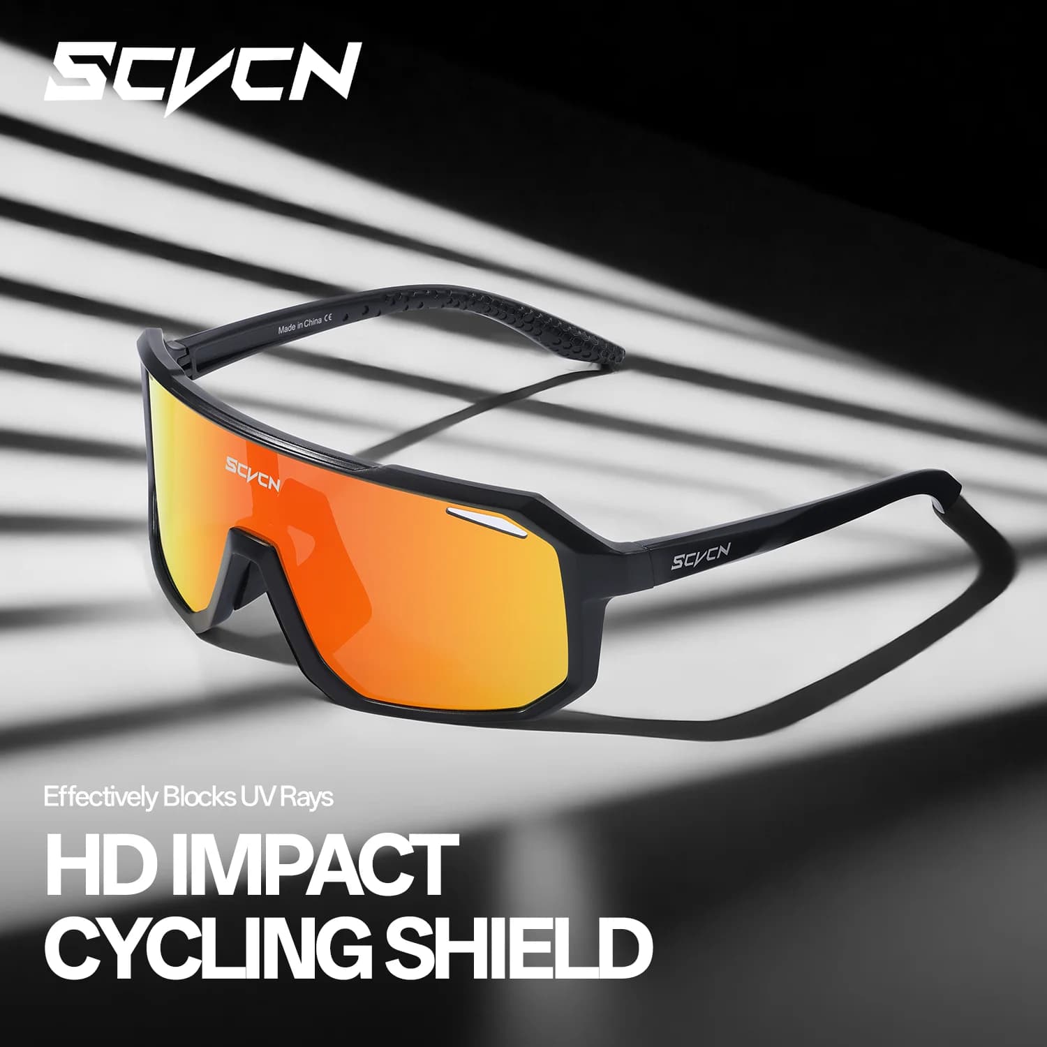 SCVCN Occhiali da ciclismo Uomo Occhiali da sole per bici da esterno Occhiali UV400 Sport MTB Occhiali da guida Bicicletta Donna Escursionismo Occhiali da arrampicata