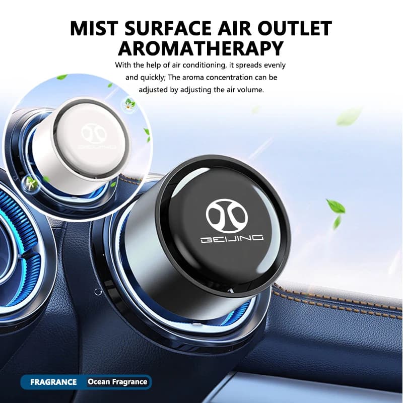 Car Air Outlet Circular Aroma Diffuser Aromatherapy Perfume For BAIC Beijing BJ20 EV2 EV5 BJ40 EC3 EC5 EU5 EX3 EX5 X7